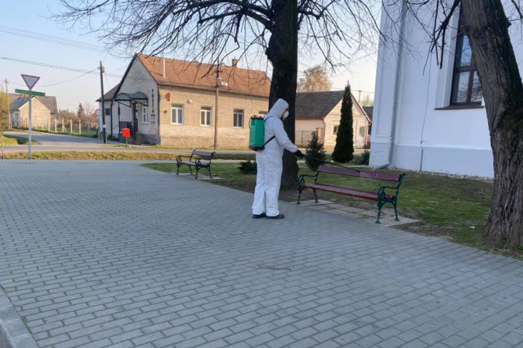 Kaposszekcsőn és a Liget lakótelepen fertőtlenítik a közterületeket.