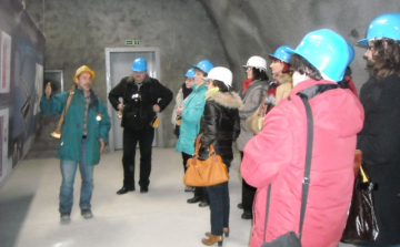 A Bátaapáti Radioaktív Hulladéktárolóban jártak a tanárok